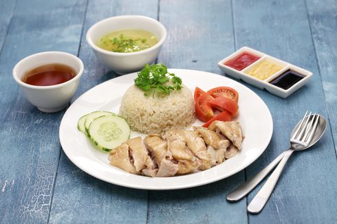 Resep Nasi Ayam Hainan, Masak Pakai Rice Cooker atau Magic Com
