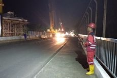 Ada Pengurangan Lajur Tol Jakarta-Cikampek KM 9+100 Saat Pemasangan Girder Jembatan Caman