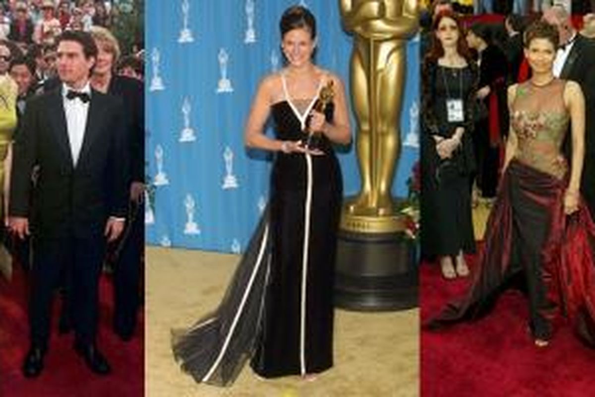 Dari kiri ke kanan: Nicole Kidman dan Tom Cruise, Julia Roberts dan Halle Berry.