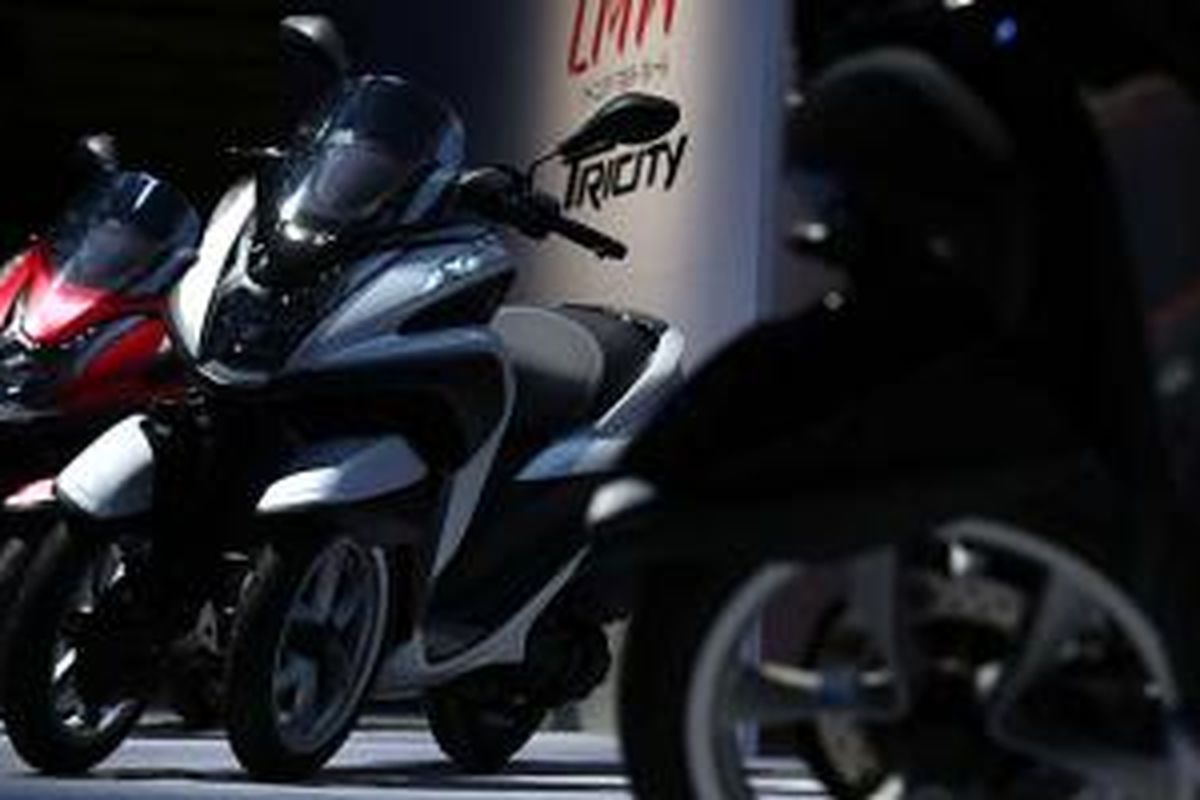 Yamaha Tricity diperkenalkan di Jepang.