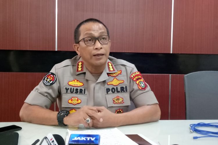 Kepala Bidang Humas Polda Metro Jaya Kombes Yusri Yunus di Polda Metro Jaya, Jakarta Selatan, Senin (25/11/2019).