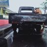 Mobil Pikap Hangus Terbakar di Surabaya, Bermula Mogok dan Ditabrak Motor