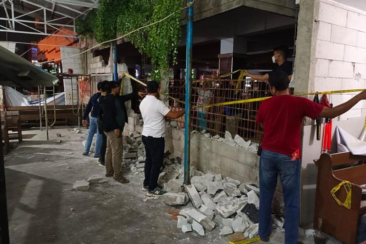 Dua pria ditangkap atas kasus perusakan gereja di Cibinong, Kabupaten Bogor, Jawa Barat.