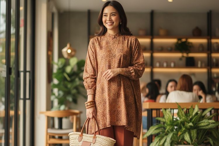 Baju kantor untuk bukber.