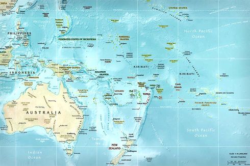 Daftar Negara di Australia dan Oseania serta Ibu Kotanya