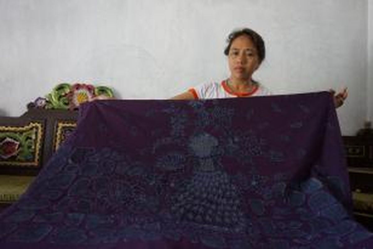 Batik Jambe Kusuma Jambearum Kendal. Kompas.Com/slamet priyatin