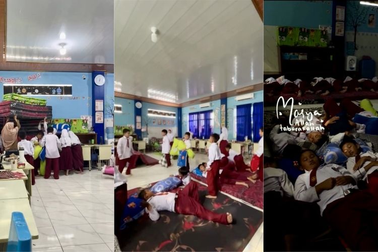 Sekolah di Bandar Lampung Ini Terapkan Tidur Siang bagi Murid, Diklaim Bikin Belajar Lebih Fokus