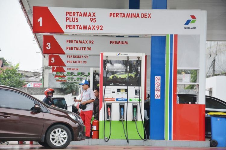 Ilustrasi SPBU Pertamina di Jakarta