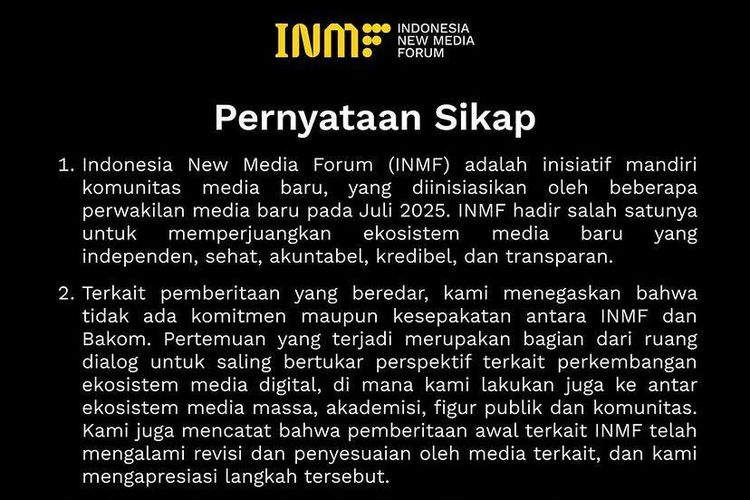 Viral Indonesia New Media Forum Usai Isu Bakom RI, Apa Itu?