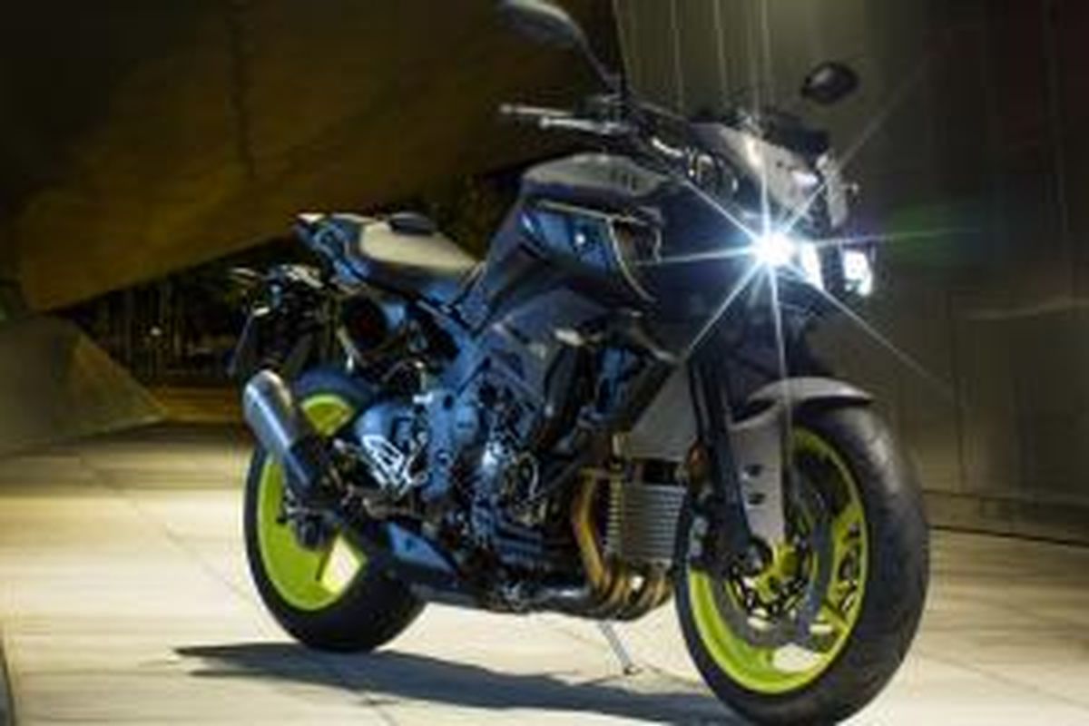 Yamaha MT-10 yang siap debut di EICMA, Milan, 18 November 2015.