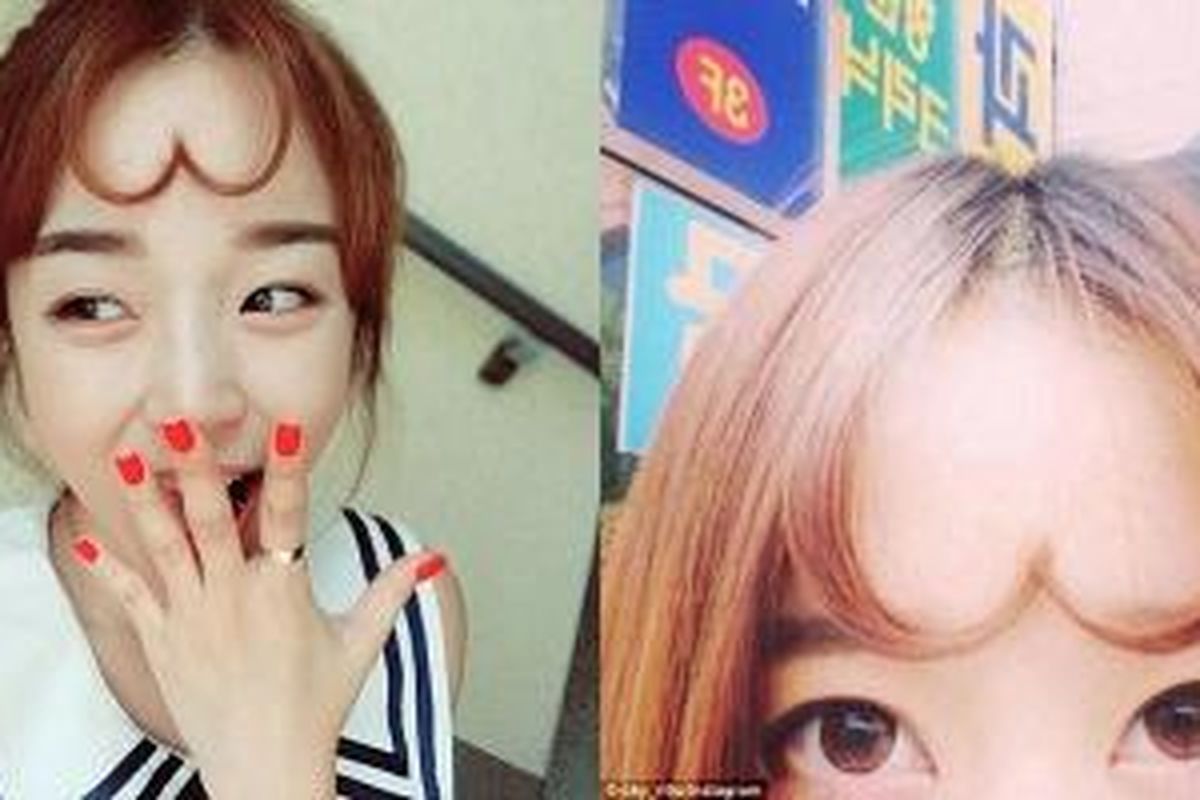 Kini model poni menyerupai bentuk hati sedang menjadi tren yang digandrungi oleh para wanita muda di Korea Selatan.