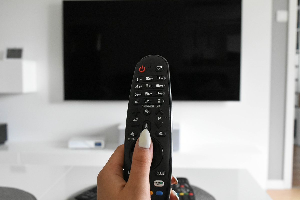 Ilustrasi remote TV. 