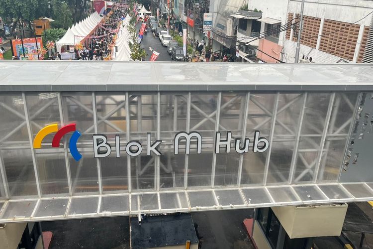 Kawasan Blok M Hub di Jakarta Selatan. 