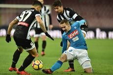 Napoli Vs Udinese - Rekor Pertemuan Kedua Tim 10 Laga Terakhir