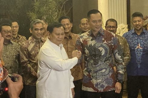 Jamu AHY di Kertanegara, Prabowo: Sampaikan Salam Hormat ke Bapak SBY