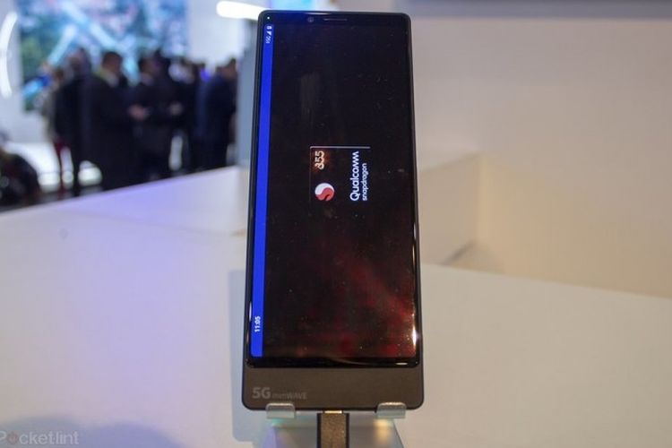 Ilustrasi Ponsel 5G dari Sony