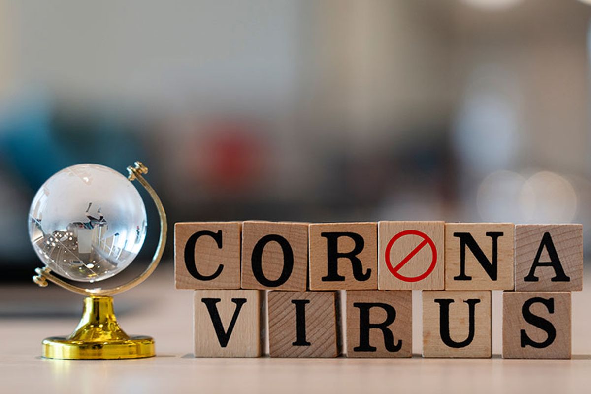 Ilustrasi virus corona