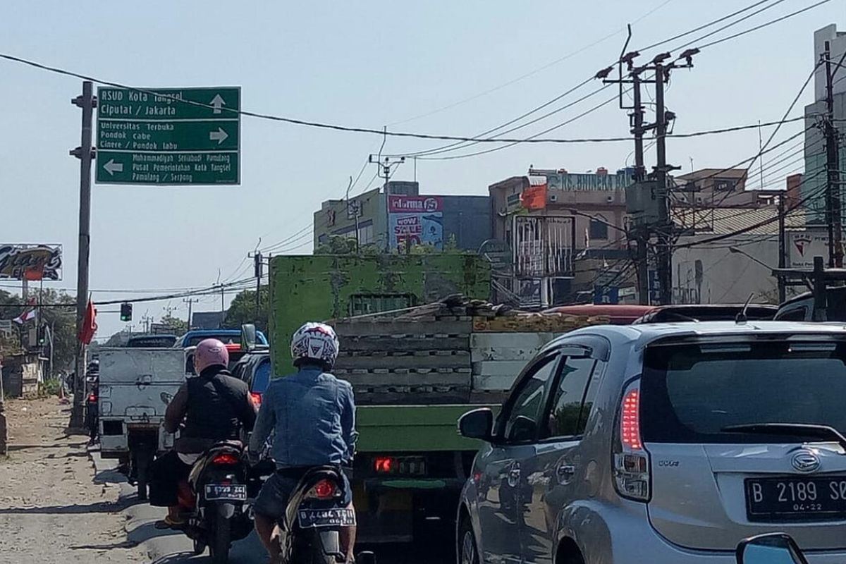 Simpang Gaplek yang rencananya akan dibangun Flyover untuk mengurai kemacetan.