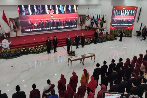 KPU Lantik Ratusan Komisioner Baru di 1 Provinsi dan 37 Kabupaten/Kota Jelang Pilkada dan Sengketa MK