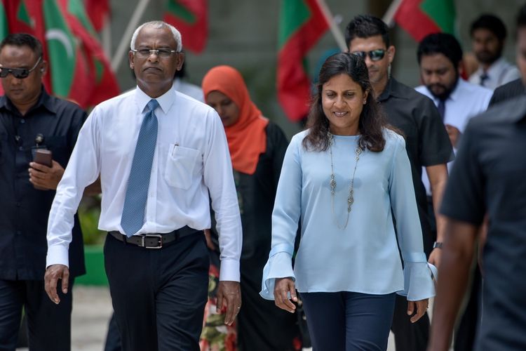 Presiden dan Ibu Negara Maladewa