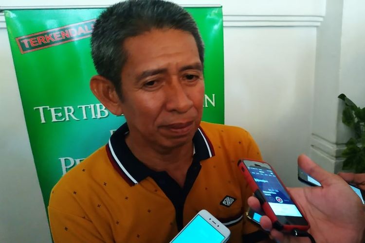 Amiruddin, salah satu ayah korban pembunuhan yang dilakukan Muhammad Ilham Agsari, dan Sulkifli Amir, yang divonis hukuman mati oleh hakim PN Makassar, Kamis (11/4/2019)