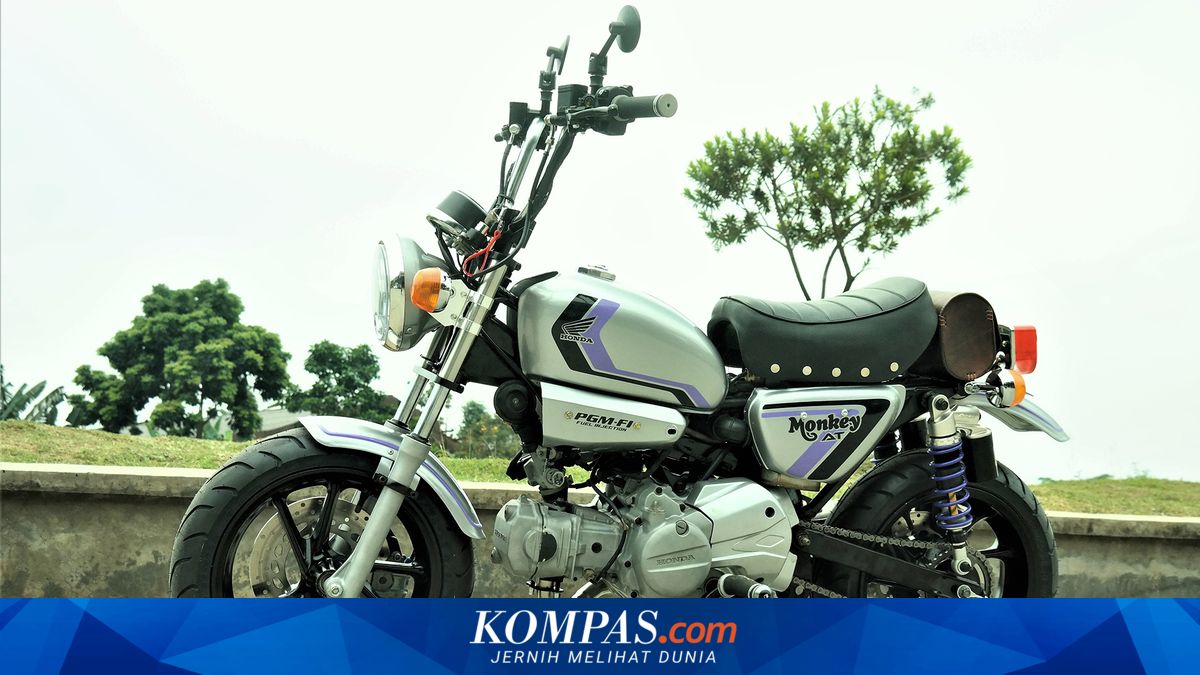 Rombak Total Motor Bebek Matik Honda Revo AT Jadi Monkey