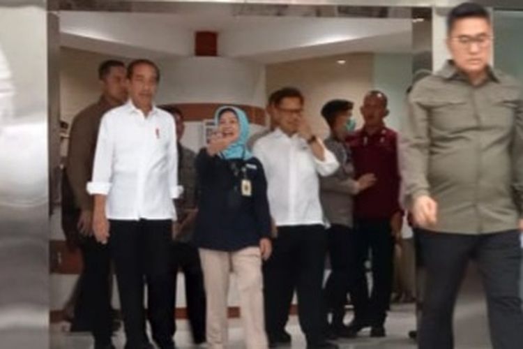 Presiden Jokowi melakukan kunjungan kerja di Klaten, Jawa Tengah, Rabu (31/1/1024).