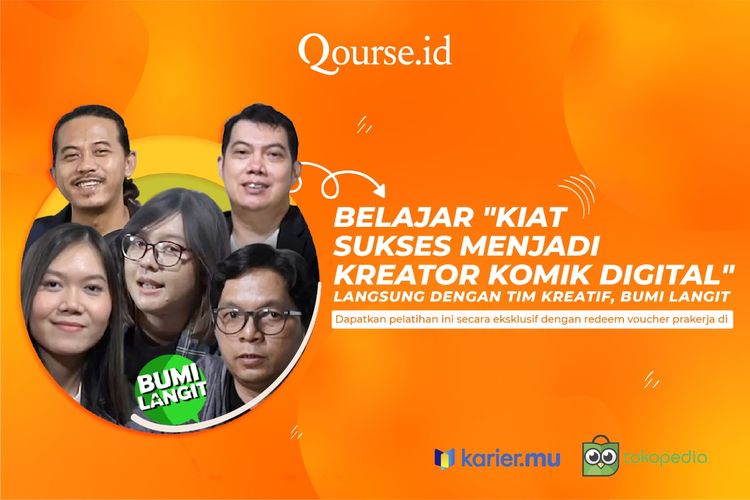 Qourse.id menjalin kerja sama dengan Tokopedia dan Karier.mu sebagai platform digital partner penjualan materi pelatihan sejak Maret 2022 lalu, di antaranya Kiat Sukses Menjadi Kreator Komik Digital dari Tim Kreatif Bumi Langit.