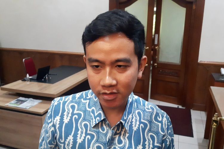 Wali Kota Solo sekaligus Bacawapres, Gibran Rakabuming Raka di Solo, Jawa Tengah, Selasa (7/11/2023).