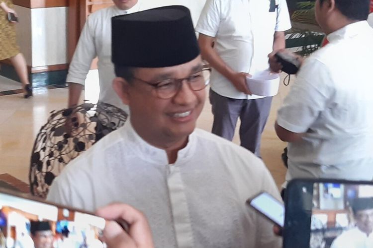 Mantan Gubernur DKI Jakarta Anies Baswedan di Solo, Jawa Tengah, Selasa (15/11/2022).