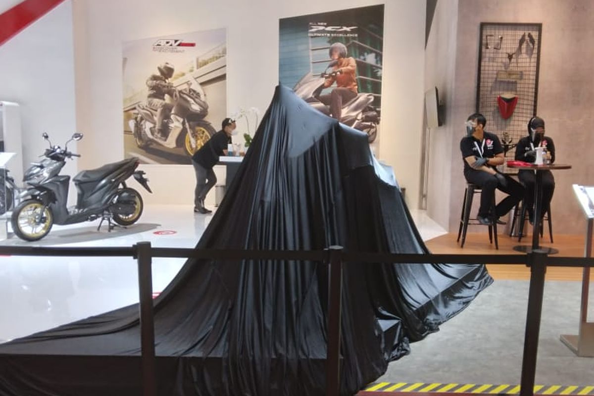 Motor baru Honda yang masih diselubungi di hari pertama GIIAS 2021