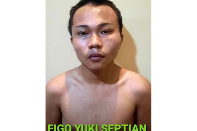 Figo Yuki Septian sebagai aktor intelektual peristiwa pembacokan terhadap polisi Minggu malam (29/10/2023) di Lorong Kimaja III, Kelurahan Simpang III Sipin, Kecamatan Kotabaru, Jambi