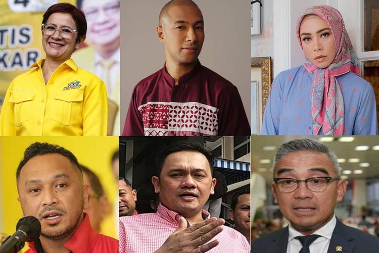 Sejumlah artis dan pesohor ramai-ramai maju di dapil Jawa Barat 1 dan Jawa Barat 2 dalam pelaksanaan Pemilu 2024.