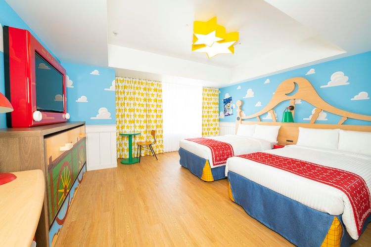 Ilustrasi Toy Story Hotel di Tokyo Disney Resort