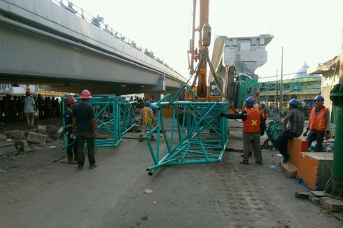 Jatuhnya Crane LRT Palembang Diduga Efek Penurunan Tanah