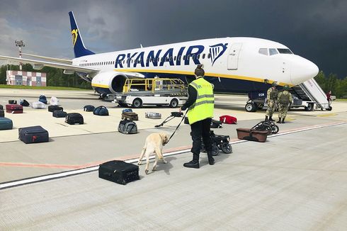 Email Ancaman Bom Pesawat Ryanair Diduga Diterima Saat Penerbangan telah Dialihkan ke Minsk