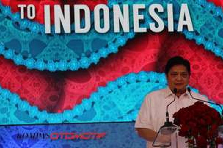 Menteri baru Kementerian Perindustrian, Airlangga Hartarto.