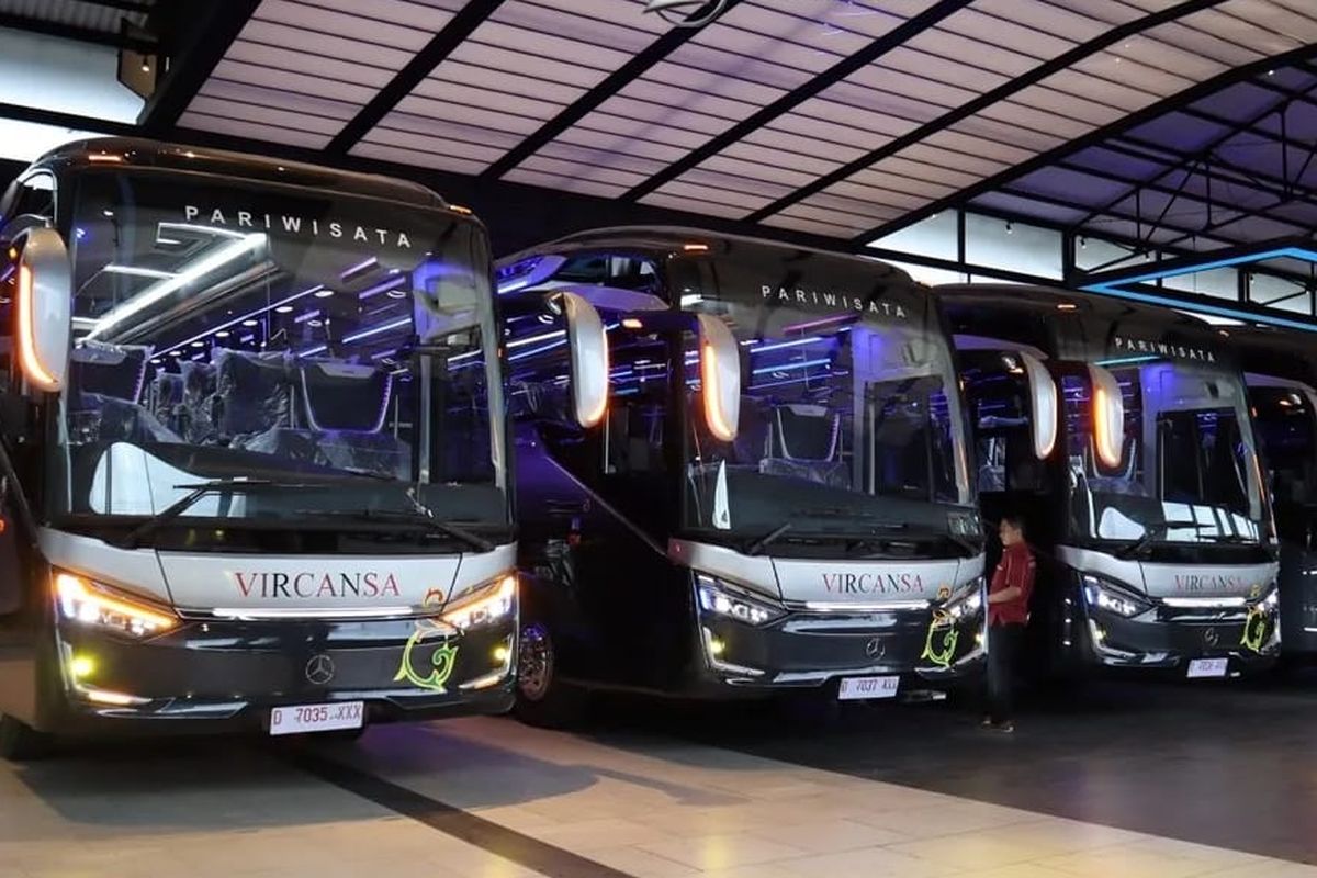 Bus pariwisata baru PO Vircansa