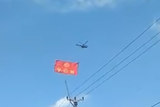 Penjelasan TNI AU soal Video Viral Helikopter Disebut Dibiarkan Berkeliling Kibarkan Bendera China