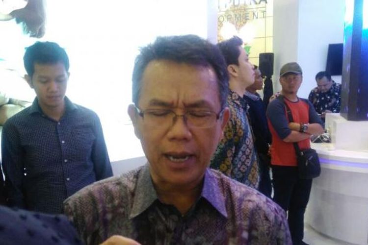 Direktur Jenderal Pembiayaan Perumahan Kementerian Pekerjaan Umum dan Perumahan Rakyat Maurin Sitorus di Indonesia Property Expo 2017, Jakarta, Sabtu (11/2/2017).