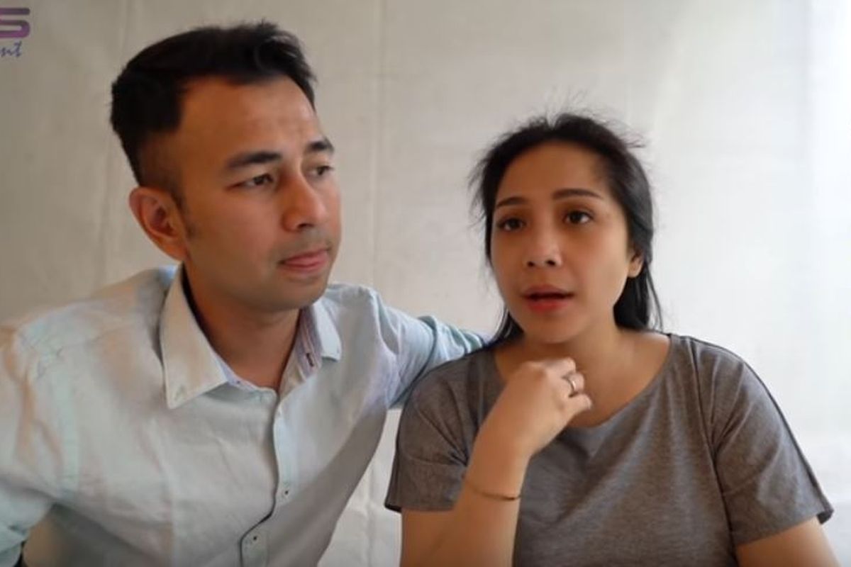 Pasangan suami istri Raffi Ahmad dan Nagita Slavina saat memberi klarifikasi mengenai kabar tak sedap yang menimpa hubungan mereka.