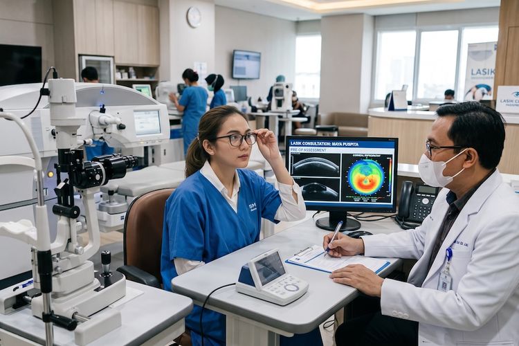 Bukan Lama Pakai Kacamata, Ini Syarat Utama Seseorang Bisa LASIK