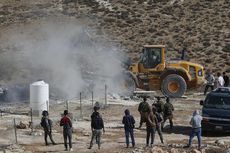 Israel Hancurkan Dua Rumah Warga Palestina di Tepi Barat