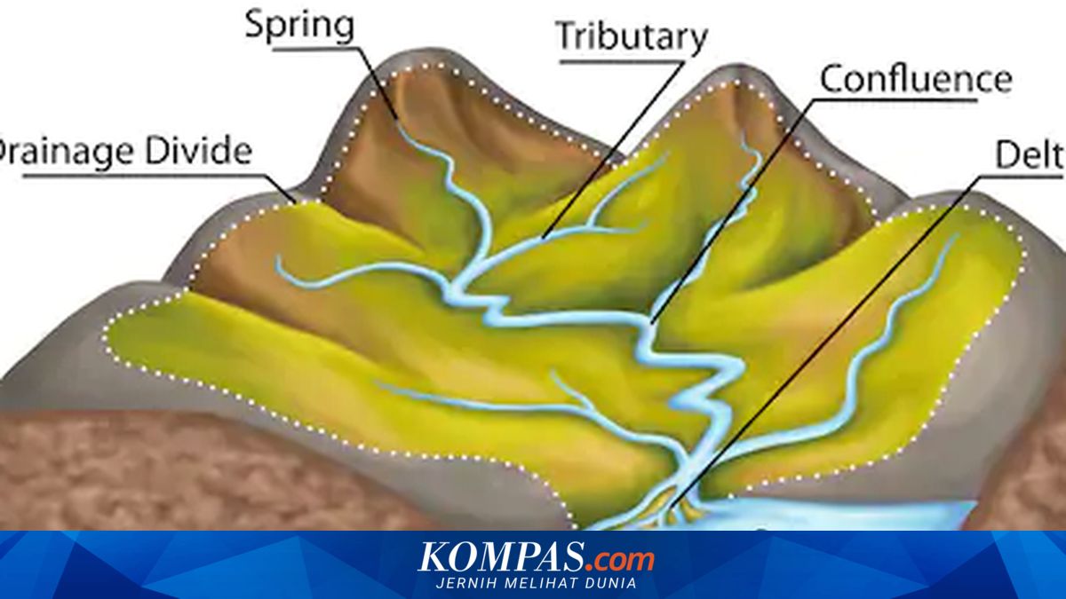 Siswa, Yuk Belajar Jenis dan Pola Aliran Sungai
