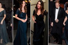 Tanpa Gengsi, Kate Middleton Kenakan Satu Gaun untuk Tiga Acara Berbeda 