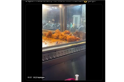 Video Viral Tikus Memakan Ayam Goreng di Etalase, Restoran Ini Ditutup