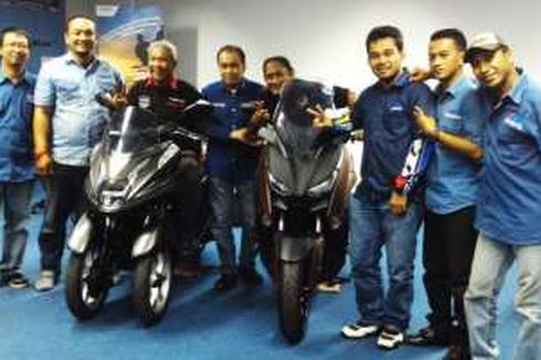 Aerox 155 dan Tricity Dikerubungi Komunitas Yamaha