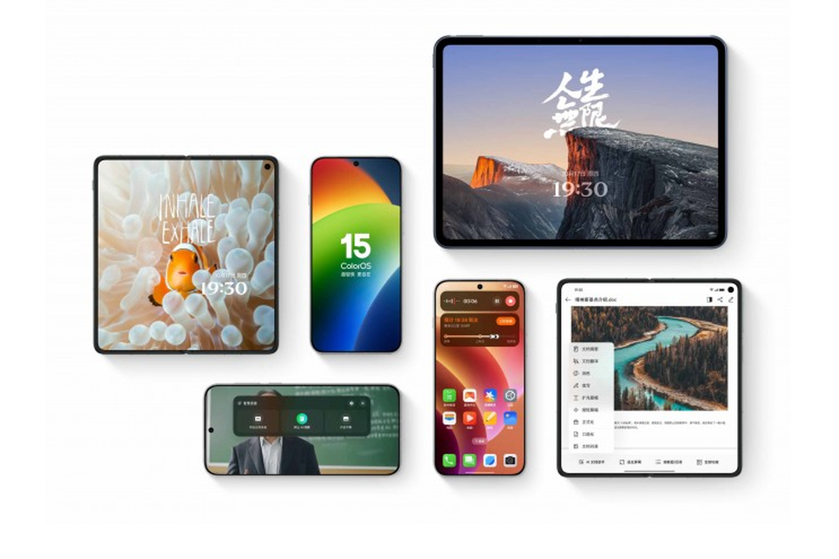 Oppo resmi meluncurkan antarmuka ColorOS 15 di China.