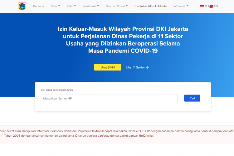 Panduan Dan Cara Membuat Sikm Dki Jakarta Secara Online Halaman All Kompas Com