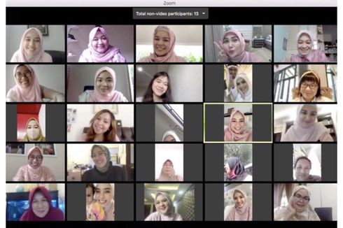 Dhini Aminarti Dkk Hadiri Pernikahan Vebby Palwinta Secara Virtual